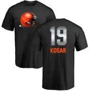 Bernie Kosar Cleveland Browns Midnight Mascot T-Shirt - Black