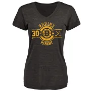 Bernie Parent Women's Boston Bruins Insignia Tri-Blend T-Shirt - Black