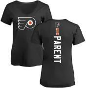 Bernie Parent Women's Philadelphia Flyers Backer T-Shirt - Black