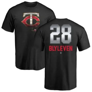 Bert Blyleven Minnesota Twins Midnight Mascot T-Shirt - Black