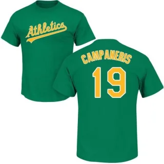 Bert Campaneris Oakland Athletics Name & Number T-Shirt - Green