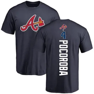 Biff Pocoroba Atlanta Braves Backer T-Shirt - Navy