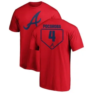 Biff Pocoroba Atlanta Braves RBI T-Shirt - Red