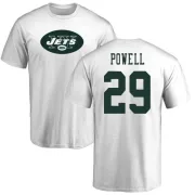 Bilal Powell New York Jets Name & Number Logo T-Shirt - White