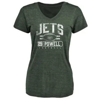 Bilal Powell Women's New York Jets Flanker Tri-Blend T-Shirt - Green