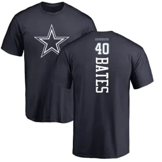 Bill Bates Dallas Cowboys Backer T-Shirt - Navy