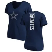 Bill Bates Women's Dallas Cowboys Backer T-Shirt - Navy