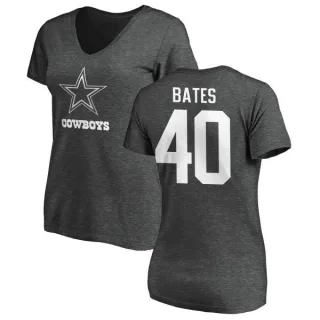 Bill Bates Women's Dallas Cowboys One Color T-Shirt - Ash