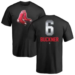 Bill Buckner Boston Red Sox Midnight Mascot T-Shirt - Black