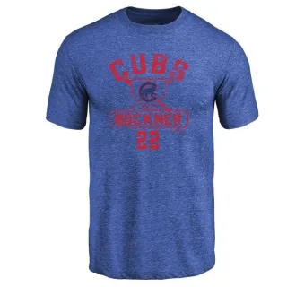 Bill Buckner Chicago Cubs Base Runner Tri-Blend T-Shirt - Royal