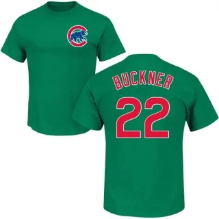 Bill Buckner Chicago Cubs St. Patrick's Day Name & Number T-Shirt - Green