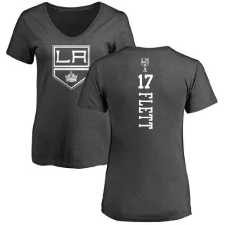 Bill Flett Women's Los Angeles Kings One Color Backer T-Shirt - Charcoal