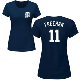 Bill Freehan Women's Detroit Tigers Name & Number T-Shirt - Navy