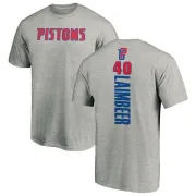 Bill Laimbeer Detroit Pistons Ash Backer T-Shirt