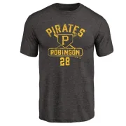 Bill Robinson Pittsburgh Pirates Base Runner Tri-Blend T-Shirt - Black