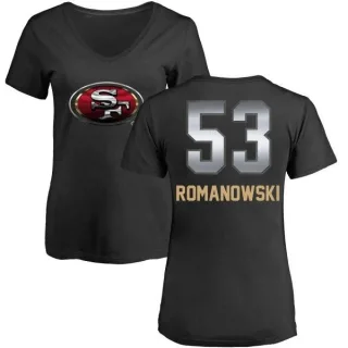 Bill Romanowski Women's San Francisco 49ers Midnight Mascot T-Shirt - Black