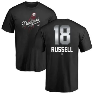 Bill Russell Los Angeles Dodgers Midnight Mascot T-Shirt - Black