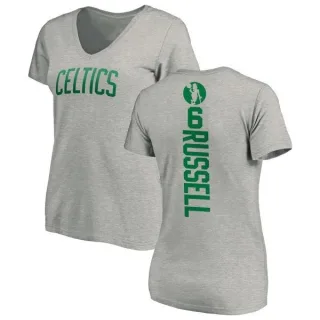 Bill Russell Women's Boston Celtics Ash Backer T-Shirt