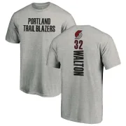 Bill Walton Portland Trail Blazers Ash Backer T-Shirt