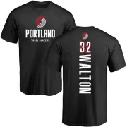 Bill Walton Portland Trail Blazers Black Backer T-Shirt