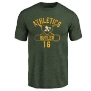 Billy Butler Oakland Athletics Base Runner Tri-Blend T-Shirt - Green