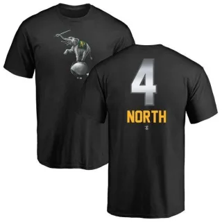 Billy North Oakland Athletics Midnight Mascot T-Shirt - Black