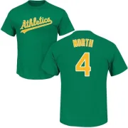 Billy North Oakland Athletics Name & Number T-Shirt - Green