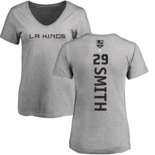 Billy Smith Women's Los Angeles Kings Backer T-Shirt - Ash