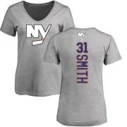 Billy Smith Women's New York Islanders Backer T-Shirt - Ash