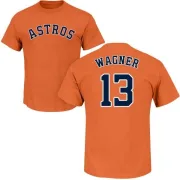 Billy Wagner Houston Astros Name & Number T-Shirt - Orange