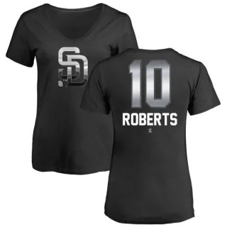 Bip Roberts Women's San Diego Padres Midnight Mascot V-Neck T-Shirt - Black