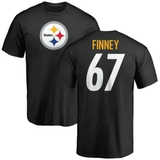 B.J. Finney Pittsburgh Steelers Name & Number Logo T-Shirt - Black