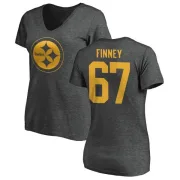 B.J. Finney Women's Pittsburgh Steelers One Color T-Shirt - Ash