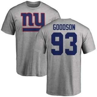 B.J. Goodson New York Giants Name & Number Logo T-Shirt - Ash