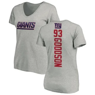 B.J. Goodson Women's New York Giants Backer V-Neck T-Shirt - Ash