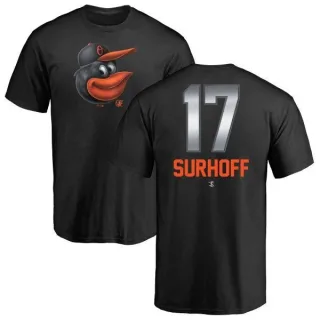 Bj Surhoff Baltimore Orioles Midnight Mascot T-Shirt - Black