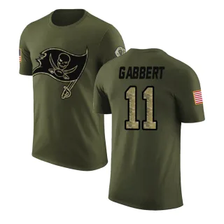 Blaine Gabbert Tampa Bay Buccaneers Olive Salute to Service Legend T-Shirt