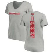 Blaine Gabbert Women's Tampa Bay Buccaneers Backer V-Neck T-Shirt - Ash