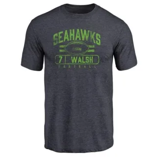 Blair Walsh Seattle Seahawks Flanker Tri-Blend T-Shirt - Navy