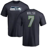 Blair Walsh Seattle Seahawks Name & Number Logo T-Shirt - Navy