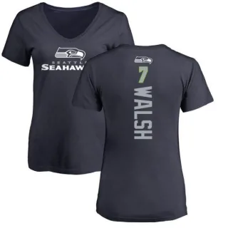 Blair Walsh Women's Seattle Seahawks Backer Slim Fit T-Shirt - Navy