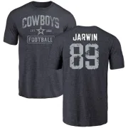 Blake Jarwin Dallas Cowboys Distressed Name & Number Tri-Blend T-Shirt - Navy