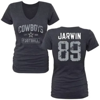 Blake Jarwin Women's Dallas Cowboys Name & Number Tri-Blend T-Shirt - Navy