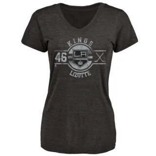 Blake Lizotte Women's Los Angeles Kings Insignia Tri-Blend T-Shirt - Black