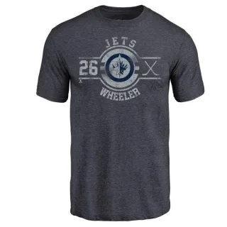 Blake Wheeler Winnipeg Jets Insignia Tri-Blend T-Shirt - Navy