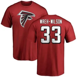 Blidi Wreh-Wilson Atlanta Falcons Name & Number Logo T-Shirt - Red