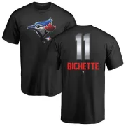 Bo Bichette Toronto Blue Jays Midnight Mascot T-Shirt - Black