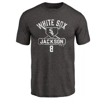 Bo Jackson Chicago White Sox Base Runner Tri-Blend T-Shirt - Black