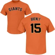 Bob Brenly San Francisco Giants Name & Number T-Shirt - Orange