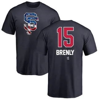 Bob Brenly San Francisco Giants Name and Number Banner Wave T-Shirt - Navy